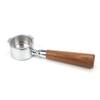 XIXIDIAN 51mm 3 Ears Bottomless Stainless Steel Portafilter Wood Handle Coffee Bottomless Portafilter (Color : B) view 1