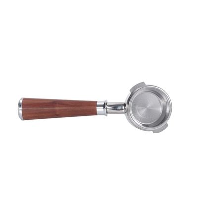 XIXIDIAN 58MM Coffee Portafilter Coffee Machine Bottomless Filter Stainless Steel Portafilter Coffee Bottomless Machine Bottomless Filter (Color : Brown)