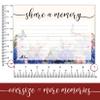 100 Large Share A Memory Cards - Oversize - 5" x 7" - Celebration of Life - Birthday - Funeral - Memorial - Graduation - Bridal Shower Game - Going Away - Anniversary - Retirement (Butterfly) view 2