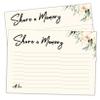 100 Large Share A Memory Cards - Oversize - 5" x 7" - Celebration of Life - Birthday - Funeral - Memorial - Graduation - Bridal Shower Game - Going Away - Anniversary - Retirement view 1