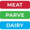 Kosher Sticker Labels, 48-Pack, 16 Blue Dairy, 16 Red Meat, 16 Green Parve Stickers, Oven Proof up to 500 F, Freezable, Microwavable, Dishwasher Safe, English, Color Coded Tools view 1