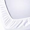 Olympic Queen Fitted Sheet -Fits Mattress Perfectly 20 inch Deep Pocket- 100% Giza Cotton 600 Thread Count - 1 Fitted Sheet Only Parrot Green Solid view 3
