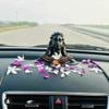 Adiyogi Shiva Statue for Car Dash Board, Pooja and Gift, Mahadev Murti/Idol, Shankara for Home & Office Decor, Made in India view 2