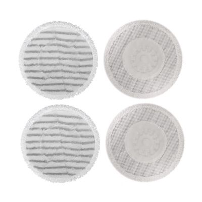 Replacement Steam Mop Pads for Shark S7000AMZ S7001 TGT Steam Mop,Replacement Pads for Shark S7001 S7000AMZ,Steam and Scrub All-in-One Scrubbing and Sanitizing, Designed for Hard Floors(4 PCS)