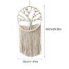 DUO ER Woven Tapestry Nordic Bohemian Natural Cotton Rope from The Tree of Life Wall Hanging Tapestry Wall Decor Woven Home Decoration view 2