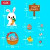 Taspire 9 Sheets Easter Window Clings Reusable, Easter Window Decorations, Easter Window Sticker, Easter Window Clings Stickers for Glass Windows Decorations view 4