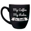 16 oz. Ceramic Bistro Coffee Mug | Fully Personalized | |Custom Gift| Different design and font options | Housewarming gift, wedding gift, for him, for her (Black) view 1