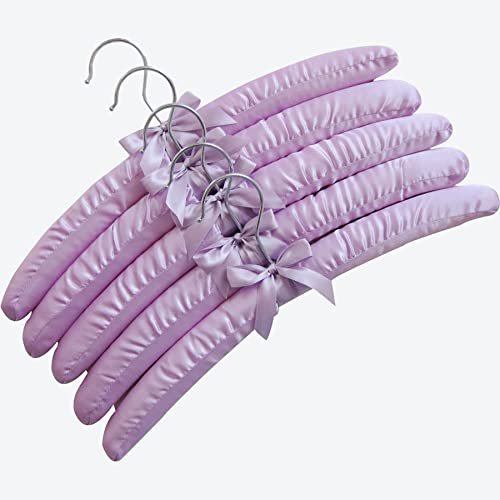 10/20pcs/set Silk Sponger Clothes Hanger Adult Save Space Anti-Slip Seamless Clothes Rack Closet Organizer Cute Bow Baby Hangers (12,20pcs)