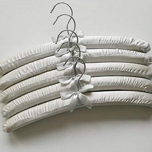 10/20pcs/set Silk Sponger Clothes Hanger Adult Save Space Anti-Slip Seamless Clothes Rack Closet Organizer Cute Bow Baby Hangers (3,10pcs)