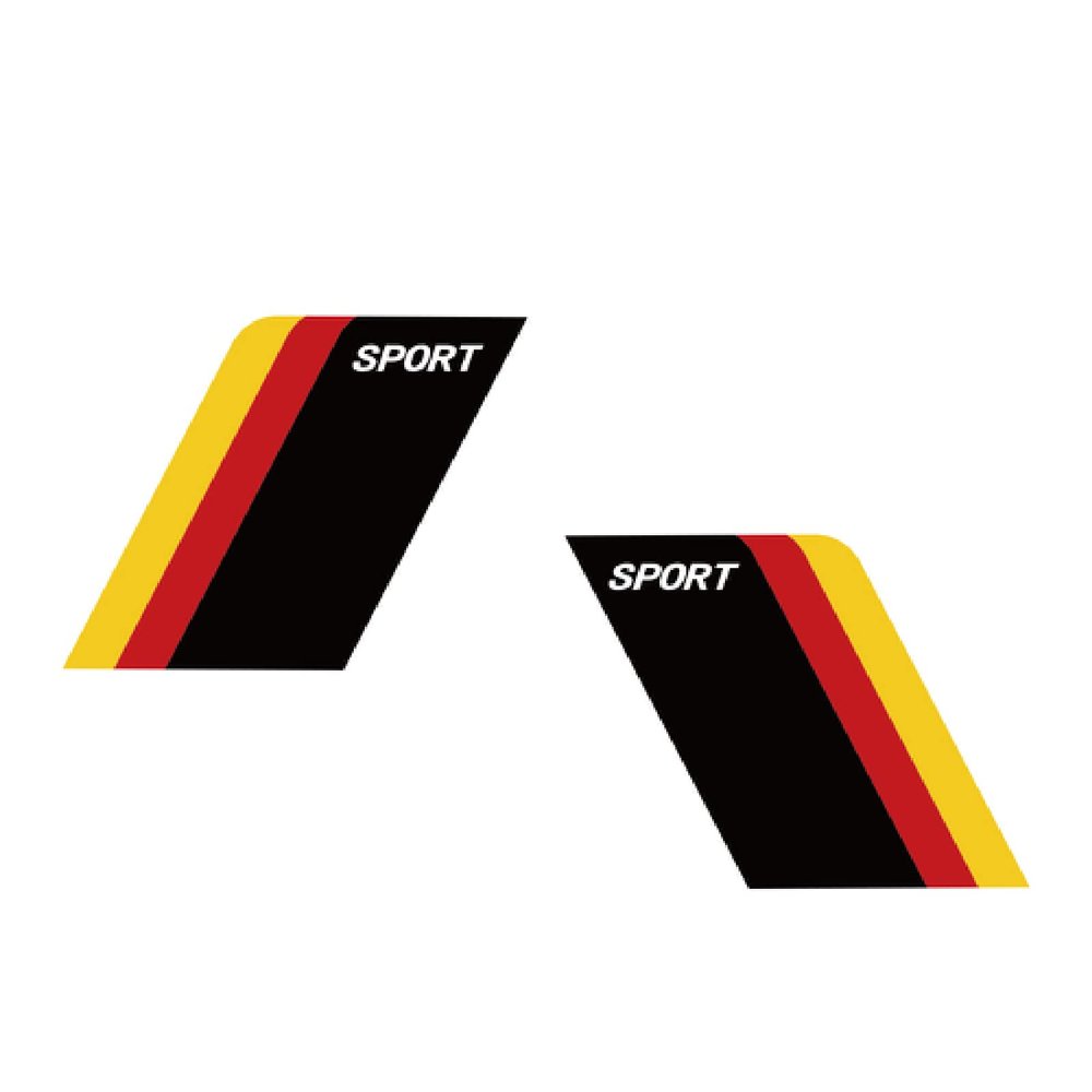 2PCS Car Stickers Fender Wheel Brows for VW Golf Ford Fiat Hyundai Lada Lexus Tesla Mazda Land Rover Auto Decoration Accessories,Style B