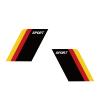 2PCS Car Stickers Fender Wheel Brows for VW Golf Ford Fiat Hyundai Lada Lexus Tesla Mazda Land Rover Auto Decoration Accessories,Style B view 1