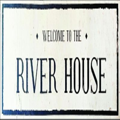 Rustic River sign Welcome to the River House 4 x 22 river house river sign river house decor river house decoration on the river