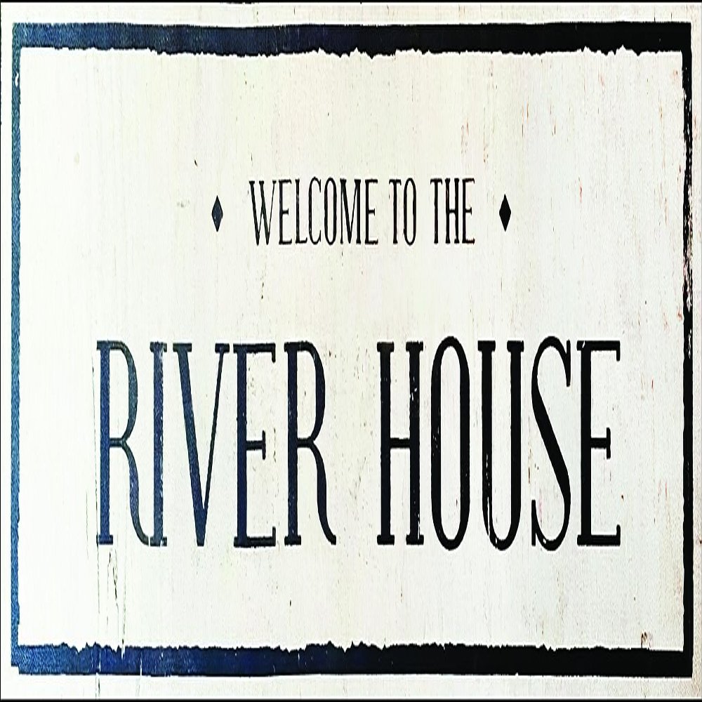 Rustic River sign Welcome to the River House 4 x 22 river house river sign river house decor river house decoration on the river