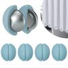 VANZAVANZU 5 Pairs Shower Curtain Weights, Silicone Wrapped Magnets, Heavy Duty Magnets Prevent Curtain Liner from Blowing, Rust-Free, Blue view 1