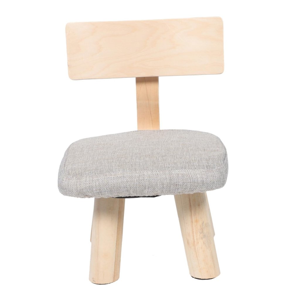 Cabilock Boy Girl Back Stool for Toddlers Creative Solid Boys and Girls Chair for Home Kindergarten and Playroom Safe and Sturdy Design for Dining Study and Fun Activities Single Solid