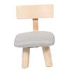 Cabilock Boy Girl Back Stool for Toddlers Creative Solid Boys and Girls Chair for Home Kindergarten and Playroom Safe and Sturdy Design for Dining Study and Fun Activities Single Solid view 1