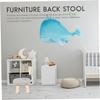 Cabilock Boy Girl Back Stool for Toddlers Creative Solid Boys and Girls Chair for Home Kindergarten and Playroom Safe and Sturdy Design for Dining Study and Fun Activities Single Solid view 4