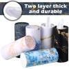 Cunhill 12 Pieces Cylinder Car Tissues Boxes Printed Car Napkins Round Disposable Tissues Boxes Travel Facial for Cup Holder(Marble Style) view 4