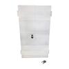 DBM IMPORTS 4-Compartment Clear Acrylic Countertop Display Case Locking Cabinet with Fixed Shelving view 1