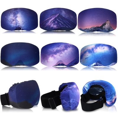 Civaner 6 Pcs Ski Goggle Cover, Microfiber Protective Sleeve,Night Sky