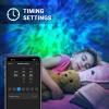 Galaxy Projector,Star Projector Galaxy Light,Smart Northern Lights Projector,Aurora Starlight Projector,Rotatable Nebula Lamp,APP&Voice Remote Control,24H Timer,LED Night Light Projector for Bedroom view 4