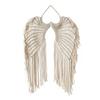 DUO ER Macrame Wall Hanging Boho Tapestry Angels Wing Woven Bohemian Wall Decor Home Decoration for Apartment Bedroom Living Room view 1