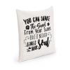 You Can Shake The Sand from Your Shoes But It Never Leaves Your Soul Cushion Pillow Cover Decorative Throw Pillow Case Cushion Cover Pillow Cases Winter Holiday Decorations 16"x16" Pillow Case view 2