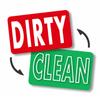 Monring Dishwasher Magnet Clean Dirty Sign,Universal Strong Double Sided Clean Dirty Flip Indicator,Kitchen Magnet Sign for Dishwasher Refrigerator Washing Machine, Red&green, 3.5x2x0.1inch (DM1) view 1