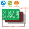 Monring Dishwasher Magnet Clean Dirty Sign,Universal Strong Double Sided Clean Dirty Flip Indicator,Kitchen Magnet Sign for Dishwasher Refrigerator Washing Machine, Red&green, 3.5x2x0.1inch (DM1) view 4