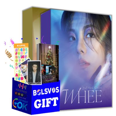 WHEEIN - WHEE [Random ver.] (2nd Mini Album) ONE RANDOM Album+Pre Order Limited Benefits+BolsVos K-POP eBook (28p),1EA BolsVos Sticker for Toploader, Photocards