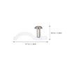 Beaupretty Strip Light Mounting Brackets Fixing Clips for 10mm Led Strip Light Bar Mounting Bracket Ultra Thin Design Waterproof Heat Resistant SMD 2835/5050 Led Clip view 2