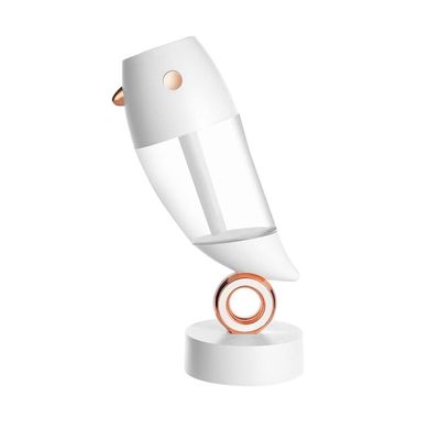 Grafken Office Desktop Mute Humidifier USB Charging Household Colorful Atmosphere Lamp Bedroom Children's Room Girl Room Large Capacity Cute Pet Humidifier (Color : White)