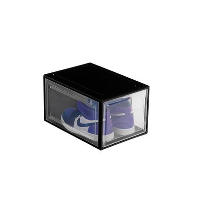 Shoes Box Storage Box Storage Case Clear Sneaker Display Shoes Storage Plastic Transparent Folding Large Capacity Shoe Shelf Multilayer With Multilayer Multilayer Optical Liner Little Coset Accessory