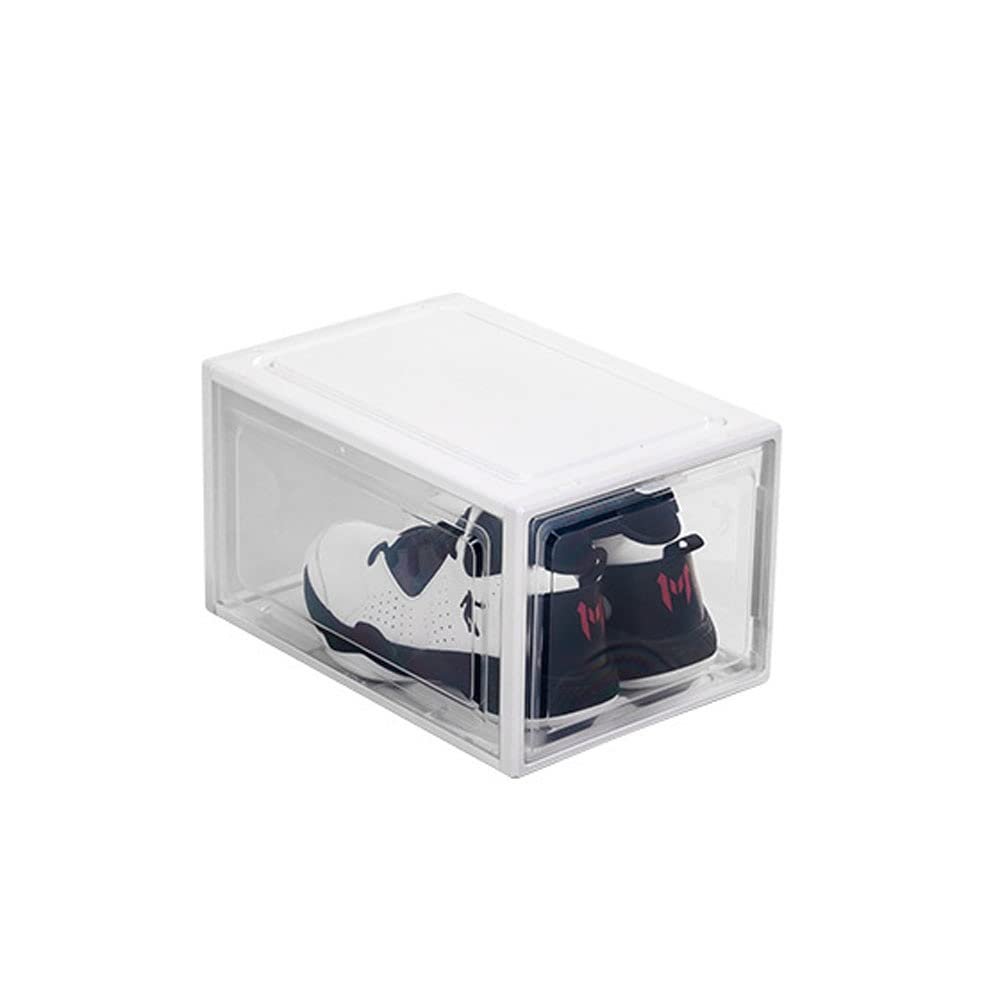 Shoes Box Storage Box Storage Case Clear Sneaker Display Shoes Storage Plastic Transparent Folding Large Capacity Shoe Shelf Multilayer With Multilayer Multilayer Optical Liner Little Coset Accessory