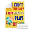 SANBOBO I Don't Need Therapy, I Just Need to Bingo Flannel Fleece Blanket Throw Couch Microfiber Soft Cozy Lightweight Luxury Bed Blanket 120"x90"for Family view 3