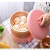 1.5L Japanese Style Ceramic Casserole Clay Pot, With Steam Insert, Stovetop Stew Pot Soup Pot, Hot Pot with Lid, Double-Decker Steamer Casserole Dish (Color : White) view 3