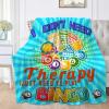 SANBOBO I Don't Need Therapy, I Just Need to Bingo Flannel Fleece Blanket Throw Couch Microfiber Soft Cozy Lightweight Luxury Bed Blanket 120"x90"for Family view 1