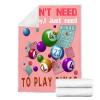 SANBOBO I Don't Need Therapy, I Just Need to Bingo Flannel Fleece Blanket Throw Couch Microfiber Soft Cozy Lightweight Luxury Bed Blanket 120"x90"for Family view 3