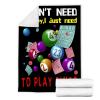 SANBOBO I Don't Need Therapy, I Just Need to Bingo Flannel Fleece Blanket Throw Couch Microfiber Soft Cozy Lightweight Luxury Bed Blanket 120"x90"for Family view 3