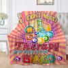 SANBOBO I Don't Need Therapy, I Just Need to Bingo Flannel Fleece Blanket Throw Couch Microfiber Soft Cozy Lightweight Luxury Bed Blanket 120"x90"for Family view 1
