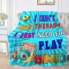 SANBOBO I Don't Need Therapy, I Just Need to Bingo Flannel Fleece Blanket Throw Couch Microfiber Soft Cozy Lightweight Luxury Bed Blanket 120"x90"for Family view 1