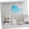 Cabilock Boys and Girls Back Chair Creative Stool for Boy Girl -Fall Design Sturdy Support for Playroom Home Use Comfortable Sitting for Toddlers and Boys and Girls view 4
