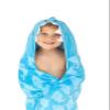 Softlux SoftLux Kids Bath Towel - Large 36x47 in., Blue, 100% Cotton, Shark Print Hooded Terry Towel for Bath, Swimming, Beach/Hooded Towels & Bath Sheets (KidHDTwlShark) view 1