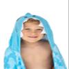 Softlux SoftLux Kids Bath Towel - Large 36x47 in., Blue, 100% Cotton, Shark Print Hooded Terry Towel for Bath, Swimming, Beach/Hooded Towels & Bath Sheets (KidHDTwlShark) view 3