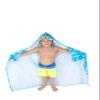 Softlux SoftLux Kids Bath Towel - Large 36x47 in., Blue, 100% Cotton, Shark Print Hooded Terry Towel for Bath, Swimming, Beach/Hooded Towels & Bath Sheets (KidHDTwlShark) view 4
