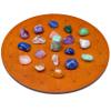 Curawood Crystal Grid Board for Stones - 10" Diameter Flower of Life Sacred Geometry Board - Amplify the Power of Your Crystals - Chakra Grid Plate, Altar Decor - Flor de la Vida view 1