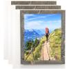 ArtToFrames 8x10 Inch Brown Picture Frame, 3 - Pack, This 1.63 inch Custom Wood Poster Frame is Real Reclaimed Barnwood 1.5 Inch, Comes with Regular Glass (Frame_Pack_3_RFB-150-NAT-8x10) view 1
