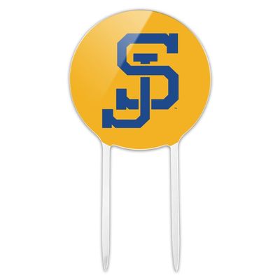 Acrylic San Jose State University Secondary Cake Topper Party Decoration for Wedding Anniversary Birthday Graduation