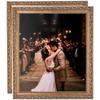 ArtToFrames 9x9 Inch Silver Picture Frame, 2 - Pack, This 1.30 inch Custom Wood Poster Frame is Antique Silver, Comes with Regular Glass (Frame_Pack_2_D6661-9x9) view 1