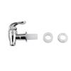 Walkinginrain Replacement Spigot for Beverage Dispenser,Push Style Spigots,Water Dispenser Replacement Spout Silver 2 Pack view 2